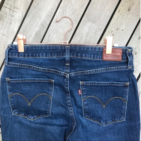 LEVIS Dark Blue High Rise Ankle Skinny Jeans - Picture 6 of 9